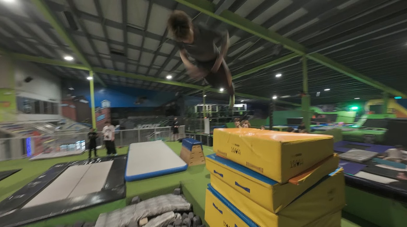 Movex Trampoline Park - venue drone video by Thiago Amaral, New Zealand
