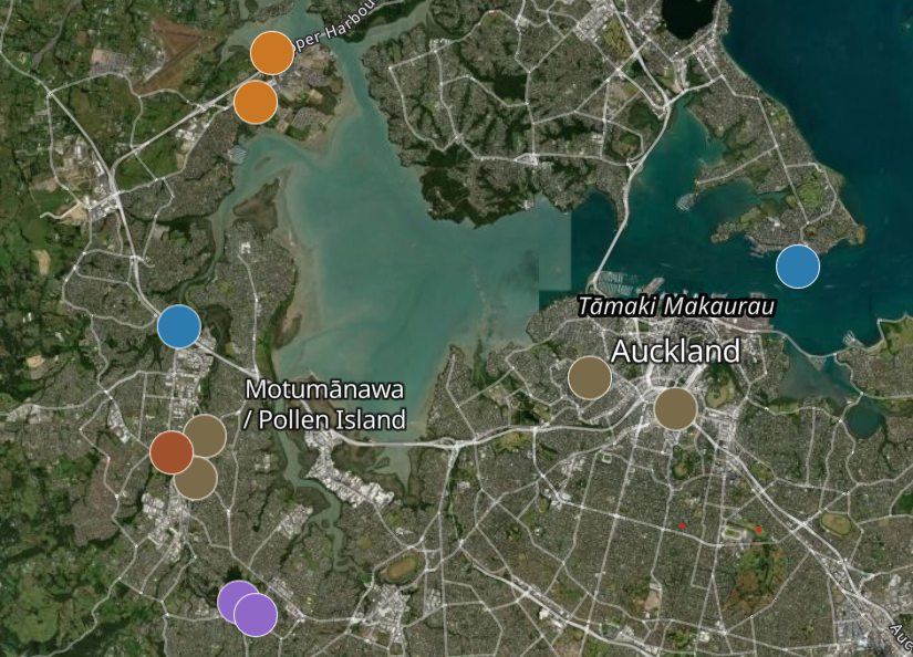 Tohu Heritage interactive map of heritage sites across Auckland
